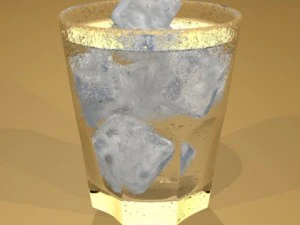 glassware collection  9 glasses and cups 3D Model