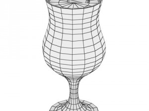 glassware collection  9 glasses and cups 3D-Modell