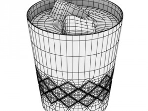 high detailed glass 7 photorealistic glas 3D Модель