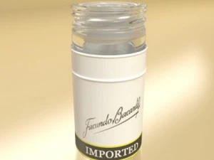photorealistic and high detailed 7 liquor bottles 3D Model