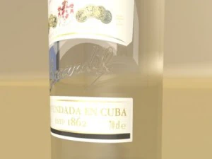 photorealistic and high detailed 7 liquor bottles 3D Model
