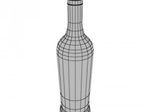 photorealistic and high detailed 7 liquor bottles Modelo 3D