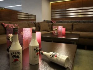 photorealistic and high detailed 7 liquor bottles 3D Model