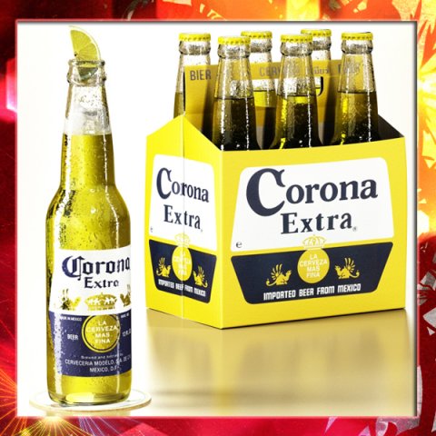 corona beer bottle  6 pack Model 3D .c4d .max .obj .3ds .fbx .stl .blend 