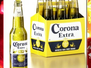 бутылка пива Corona, 6 упаковок 3D Модель