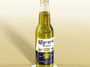 corona beer bottle  6 pack 3D Model