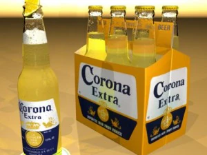 corona beer collection 3D Model
