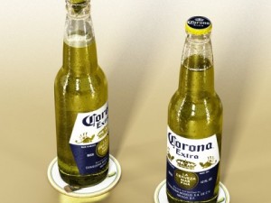 corona beer collection Model 3D