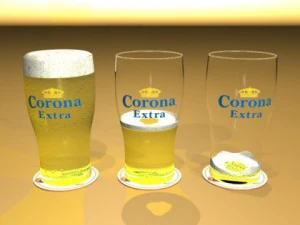 corona beer collection 3D Model
