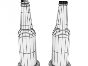 heineken beer bottle Modèle 3D