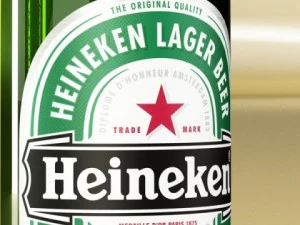 heineken six cardboard pack 3D Model