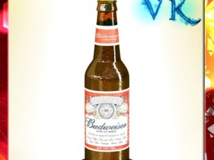 budweiser beer bottle 3D Model