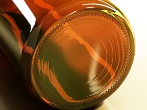 budweiser beer bottle Modelo 3D