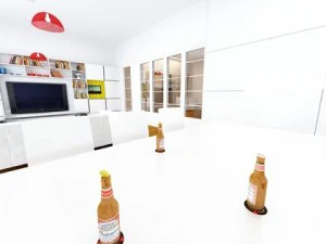 budweiser beer bottle 3D Model