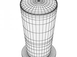 budweiser beer glass 3D Model