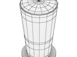 budweiser beer glass 3D 模型