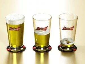 budweiser beer collection 3D Model