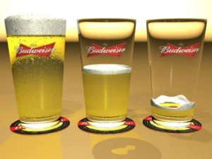 budweiser beer collection 3D Model