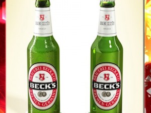 becks beer bottle 3D Model