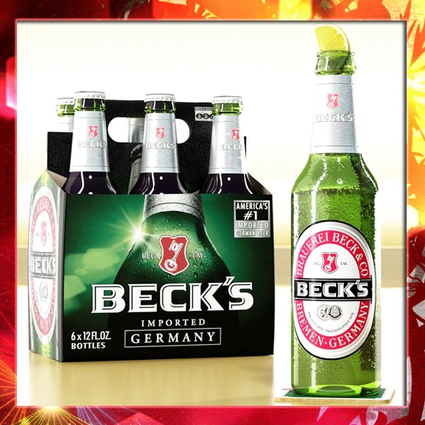 becks 6 bottles cardboard pack 3D Model .c4d .max .obj .3ds .fbx .stl .blend
