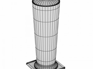 becks beer glass pint 3D Model