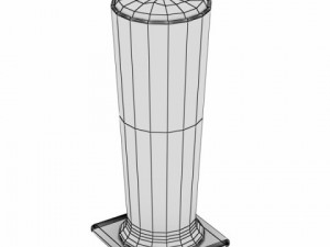 becks beer glass pint 3D Model