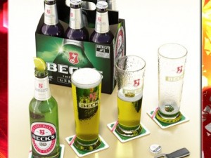 becks beer collection 3D Model