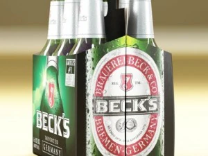 becks beer collection 3D Model