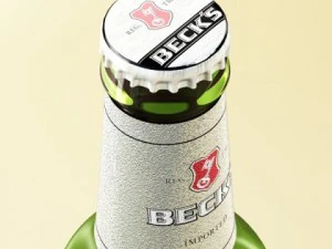 becks beer collection 3D Model