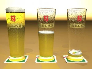 becks beer collection 3D Model