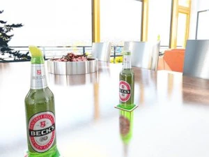 4 beers collection and bottle opener 3D Model
