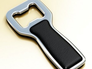 4 beers collection and bottle opener 3D Модель