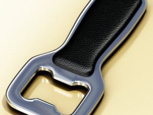 4 beers collection and bottle opener 3D Модель