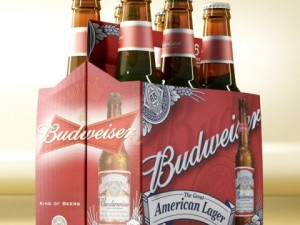 beers cardboard pack collection 3D Model