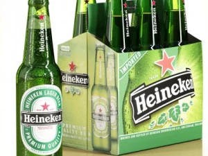 beers cardboard pack collection 3D Model