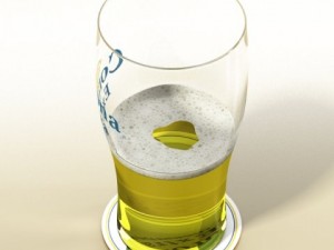 beer glass collection Modèle 3D