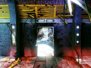 scifi corridor 3Dモデル