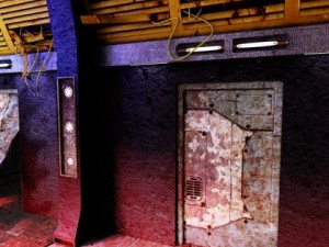 scifi corridor 3Dモデル