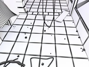 scifi corridor 3D Model