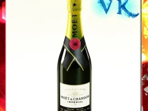 champagne moet chandon bottle 3D Model