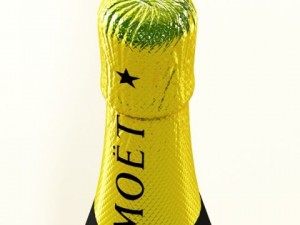 champagne moet chandon bottle Model 3D
