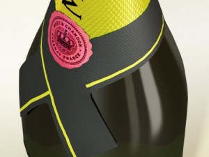 champagne moet chandon bottle Model 3D