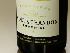 champagne moet chandon bottle Model 3D