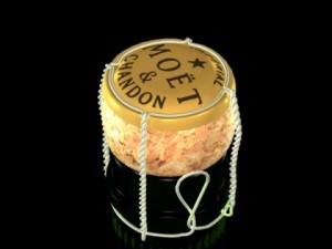 champagne moet chandon bottle Model 3D