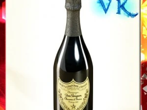 champagne dom perignon bottle 3D Model
