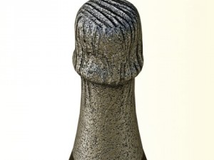 champagne dom perignon bottle 3D Model