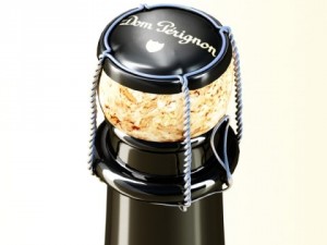 champagne dom perignon bottle 3D Model