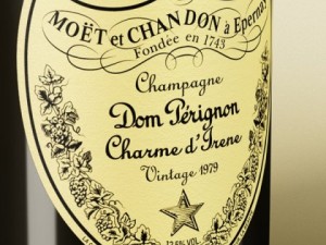 champagne dom perignon bottle 3D Model