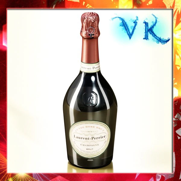 laurent perrier champagne bottle 3D Model .c4d .max .obj .3ds .fbx .stl .blend