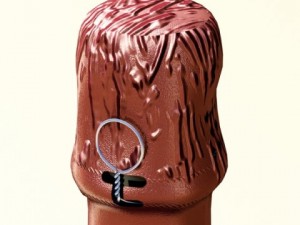 laurent perrier  champagne bottle Model 3D